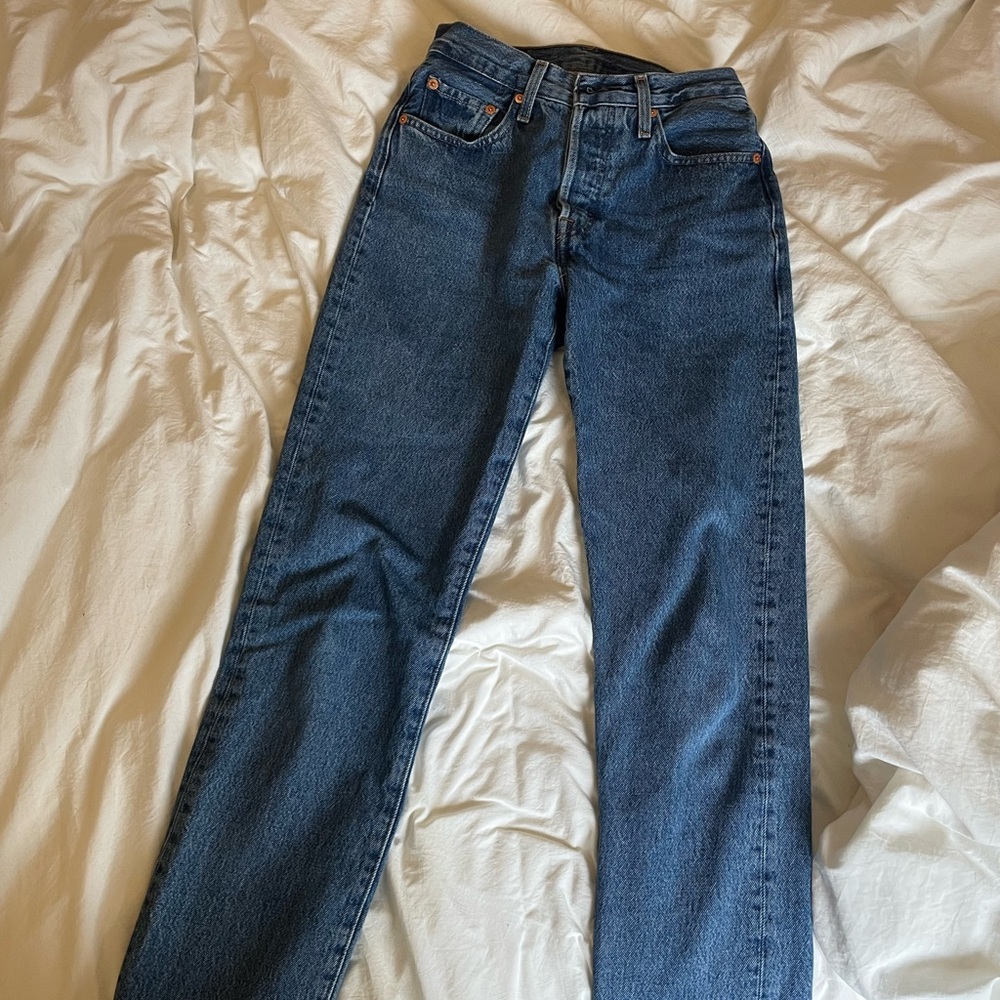 Classic Blue Denim Jeans-501 jeans